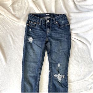 Girls Levi’s Boyfriend Jeans, distressed, Adj. waist, size 8. Bundle & Save!
